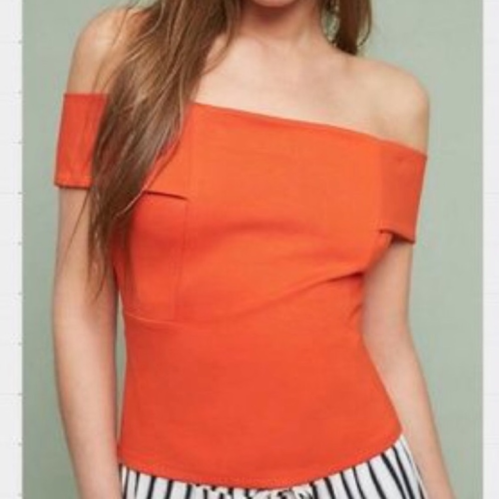 Anthropologie Deletta Off the Shoulder Top